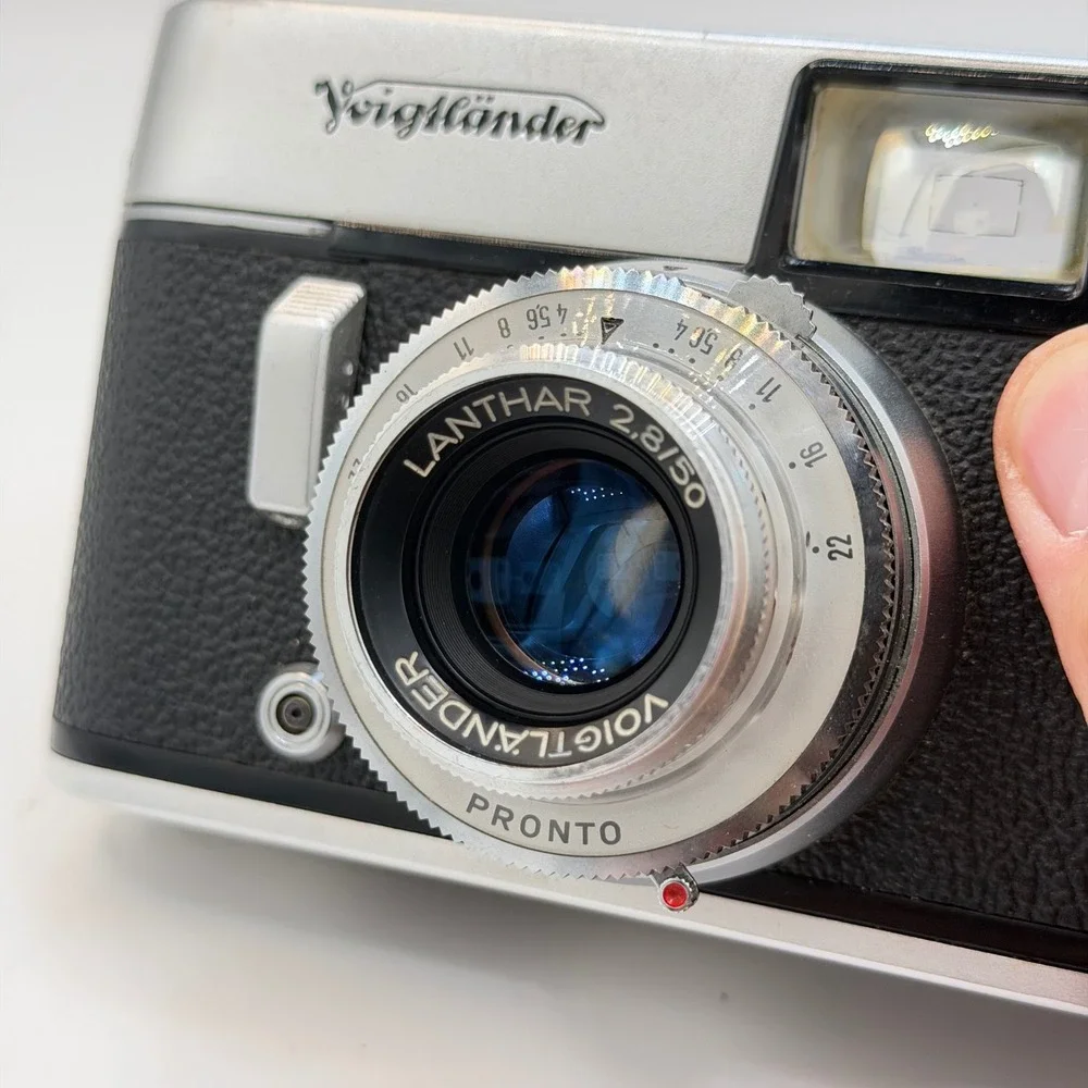 Voigtlander Vito C 35mm Film Camera Lanthar 2.8/50 Lens Pronto Shutter Focar 1